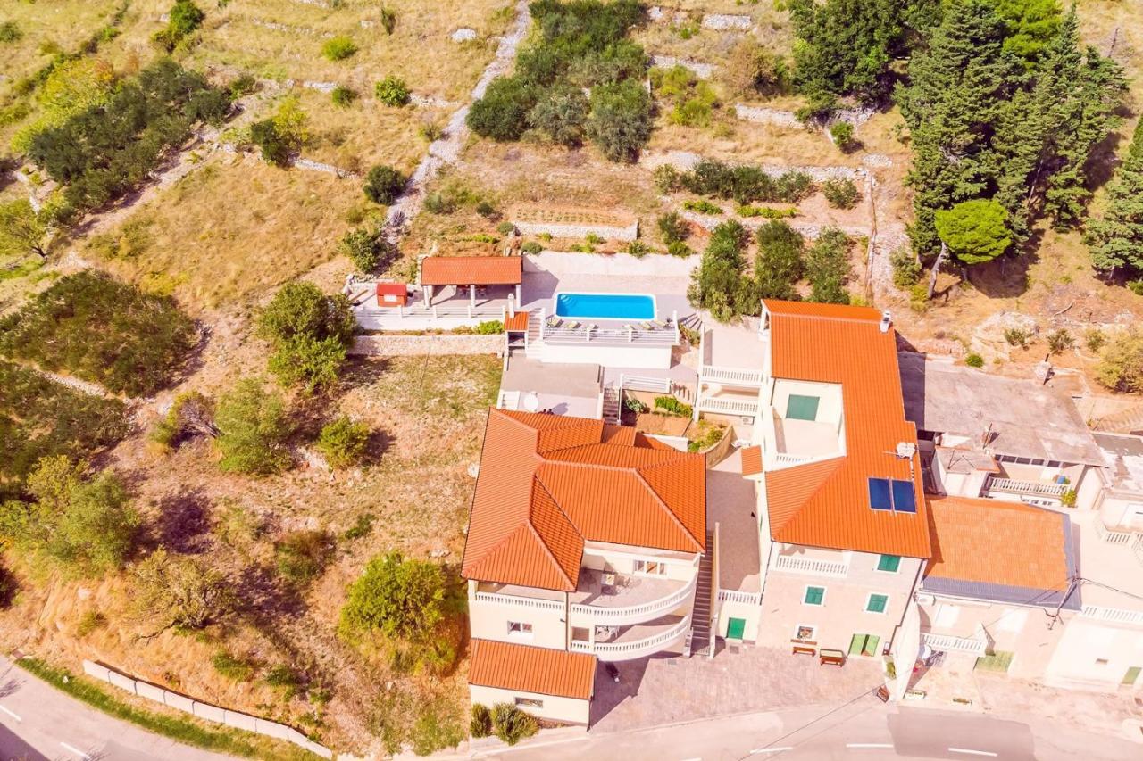 Villa Maslina, With Private 32M2Pool, Panoramic Views On 100Km Coastline, 12 Pax Lokva Rogoznica Ngoại thất bức ảnh